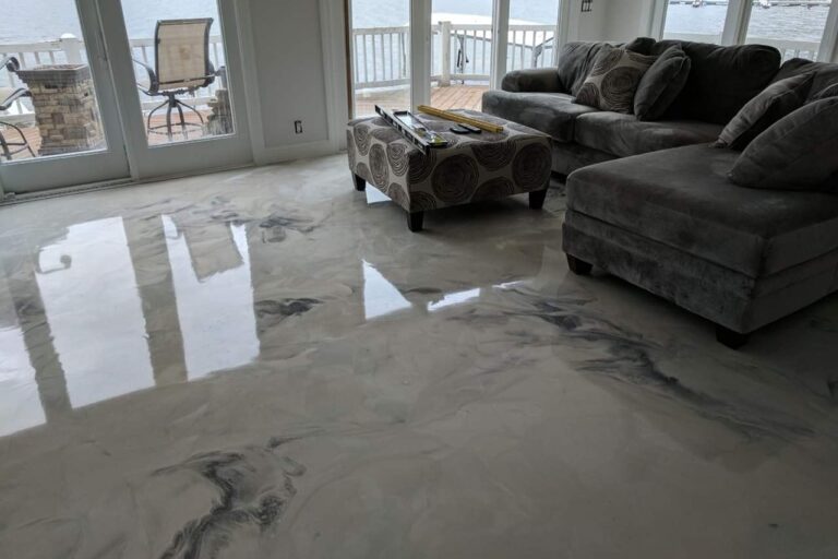 Fugenlose Wohnzimmer Epoxy SN ELITE